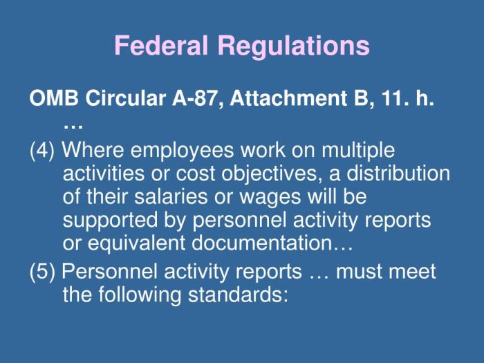 The federal regulations - sbe