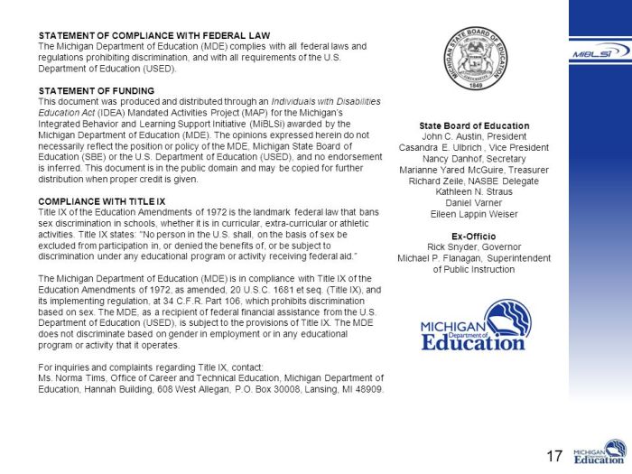 The federal regulations - sbe